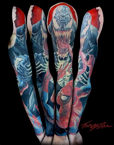 Venom Tattoo Sleeve