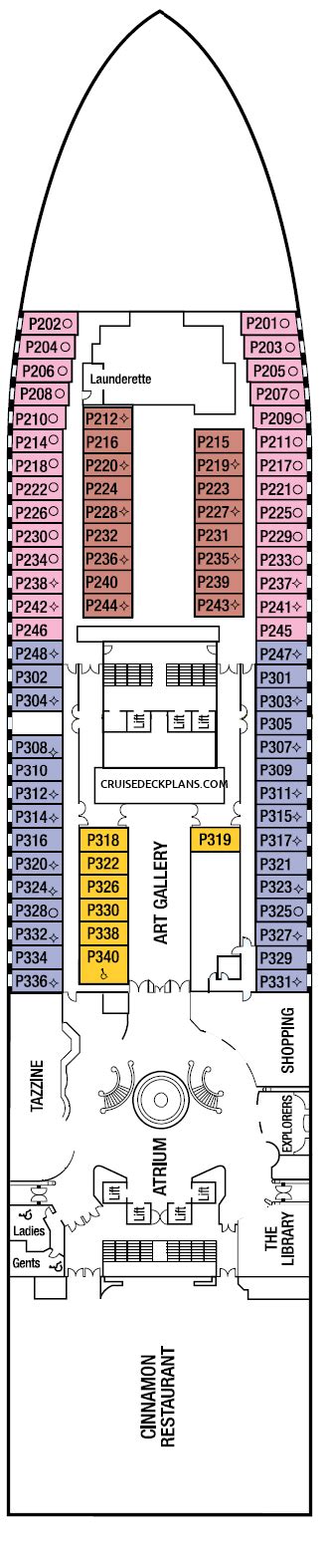 Ventura Deck 5 Deck Plan Tour