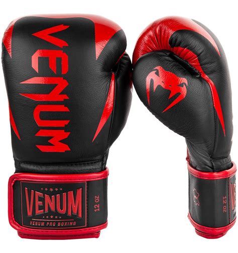 Venum Hammer Pro Boxing Gloves Black Red Boxing Gloves Black And Red