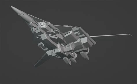 Veritech Alfa And Beta Fighter Robotech 3D Model Cgtrader