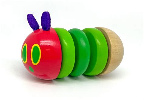 Very Hungry Caterpillar Wood Fidget Toy The Eric Carle Museum Of Picture Book Art