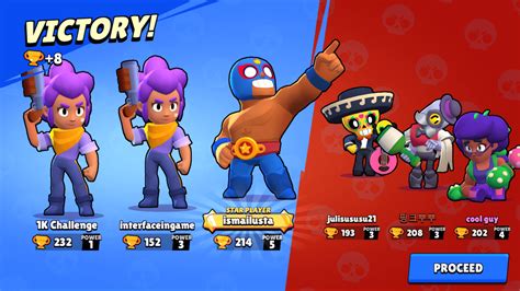 Victory Brawl Stars Interface In Game