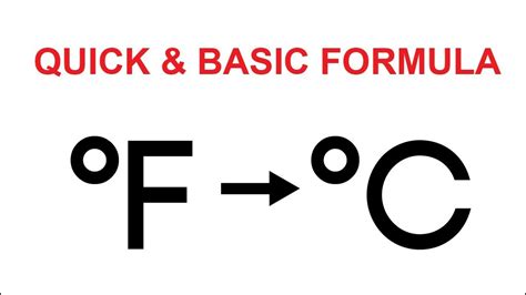 Video Tutorial How To Convert Fahrenheit To Celsius Easily Youtube