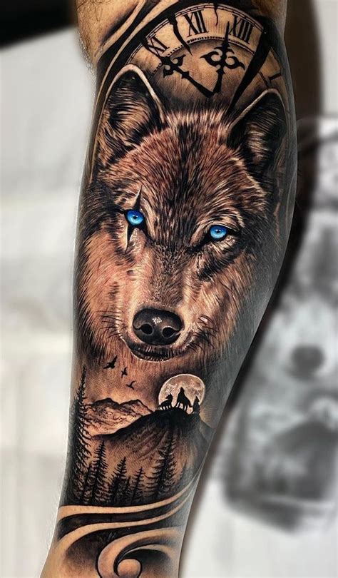 View Wolf Tattoo Designs For Men Hand Pics Wallpaper