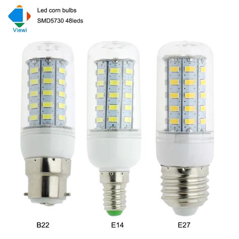 Viewi 5X Ampoule Led E14 E27 B22 Bulb Light 110V 220V Corn Lights For