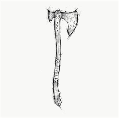 Viking Axe Tattoo Drawings I Decided That I Wanted This Axe To Become