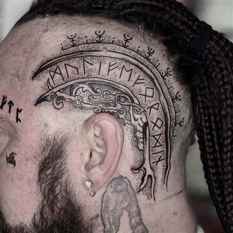 Viking Head Tattoo