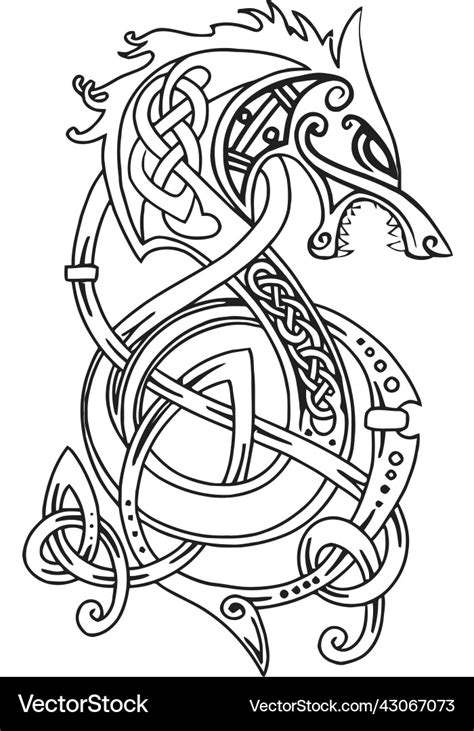 Viking Tattoos 13 Royalty Free Vector Image Vectorstock