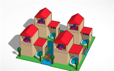 Tinkercad Village Design and Creation Essentials