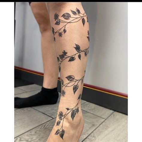 Vine Tattoo Designs for Legs That Will Amaze