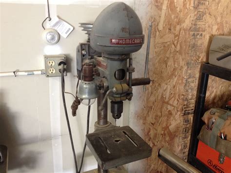 Vintage 50 S Delta Milwaukee Drill Press With Factory Light Factory