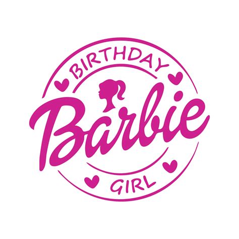 Vintage Barbie Logo Vector