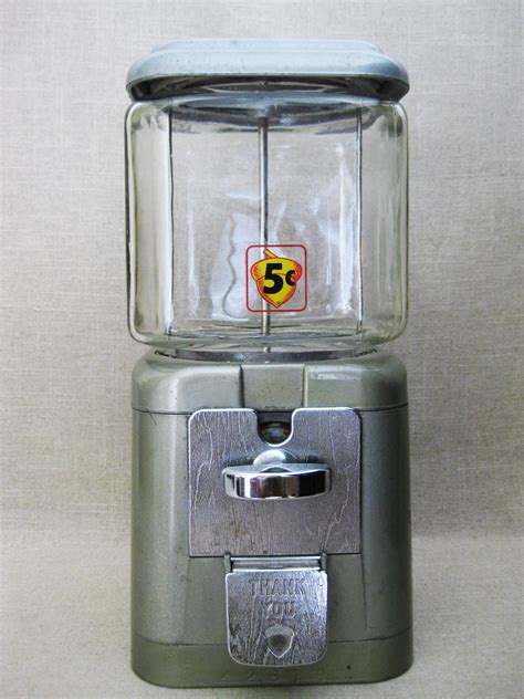 Vintage Candy Machine Nut Dispenser Vending Machine Mid Century