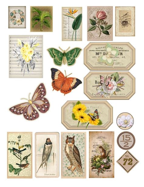 Vintage Ephemera Printables For Art Journaling And Planners 10 Free Digital Sites