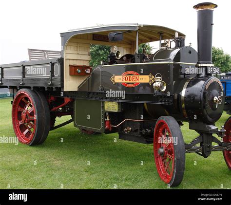 Vintage Foden Steam Lorry England Uk Stock Photo Alamy