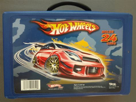 Vintage Hot Wheels Carrying Case W Cars 20050 Tata Toy Corp Carry 24 Lunch Box Antique