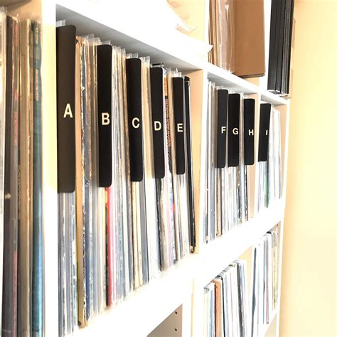 Organize Your Vinyl Collection with Album Dividers