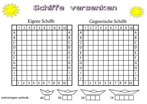 5 Tipps für Schiffe Versenken Vorlagen