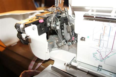 W6 454D Overlock Problem Mit Rei Endem Faden Overlocks