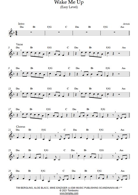 Wake Up Sheet Music For Trumpet