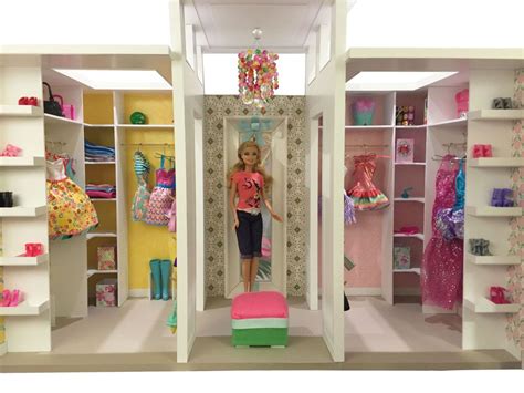 Walk In Closet Barbie House Furniture Barbie Storage Diy Barbie House