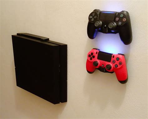 Wall Mount Brackets For Ps4 Console And Controllerswith Etsy In 2021