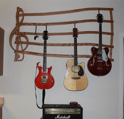 Wall Mounted Multi Guitar Wall Hanger Aftcra