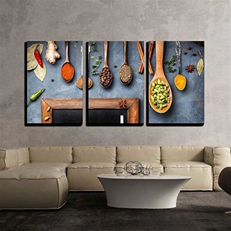 Wall26 Spices On Kitchen Table Canvas Art Wall Decor 24 X36 X3