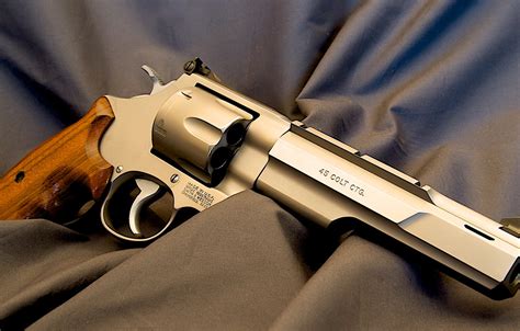 Wallpaper Golden Revolver Weapon Smith Wesson Wooden 45 Colt S