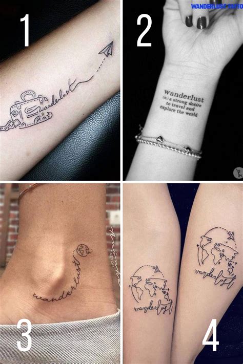 Wanderlust Wrist Tattoo Tatoo