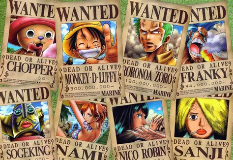 Wanted Poster One Piece Wallpapers Wallpaper Cave