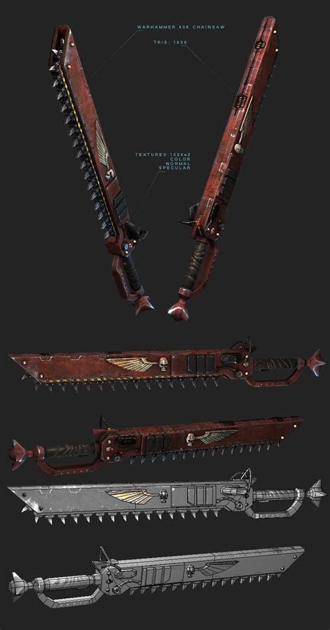 Warhammer 40K Chainsword By Sarayel On Deviantart