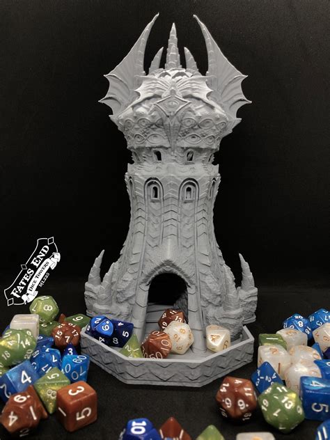 Warlock Dice Tower By Fates End 3D Printed Dnd Dungeons Etsy In 2020