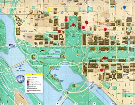 Washington Map Landmarks