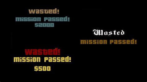 Wasted Mission Passed Gta 3 Vcs Youtube