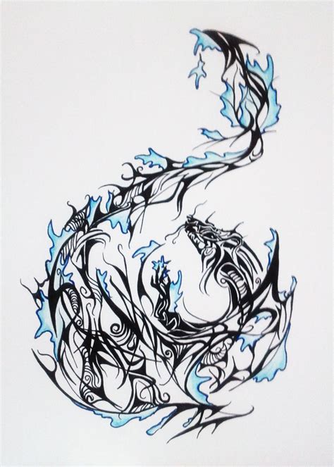 Water Tattoo Designs Water Dragon Tattoo Designs Idea Traditional