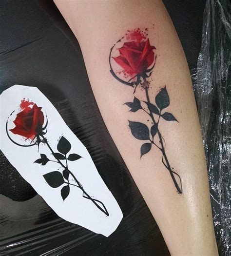 Waterclolr Rose Tattoo 120 Meaningful Rose Tattoo Designs Tattoos