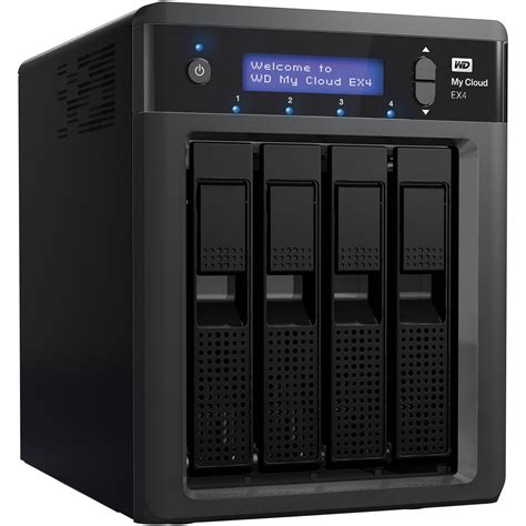 Wd 16Tb 4 X 4Tb My Cloud Ex4 Personal Cloud Wdbwwd0160kbk Nesn