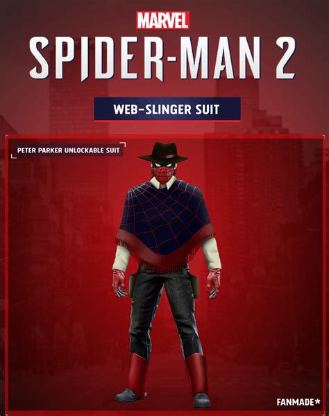 Web Slinger Suit Concept For Spider Man 2 R Spidermanps4