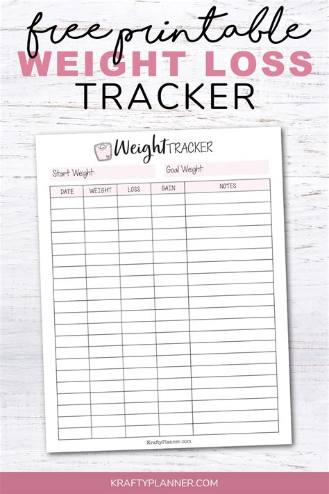 Weight Loss Tracker 10 Free Pdf Printables Printablee