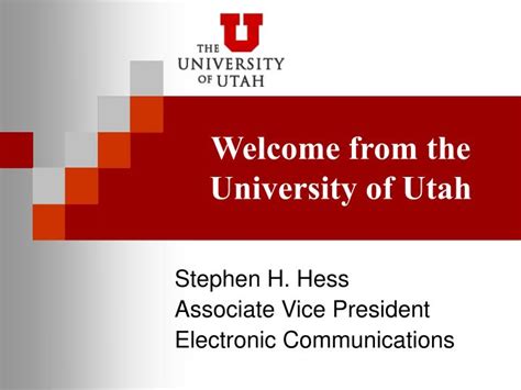 Welcome University Of Utah Dell Usa