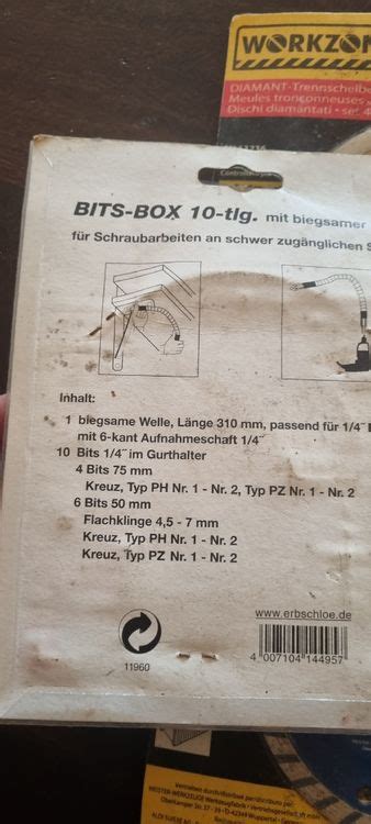 Werkzeug Bits Box 10 Teilig Und Workzone Kaufen Auf Ricardo