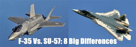 What Are The Differences Between The F 35 Lightning Ii And The Su 35 Quora