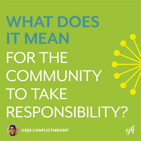 What Does It Mean For The Community To Take Responsibility Eddie