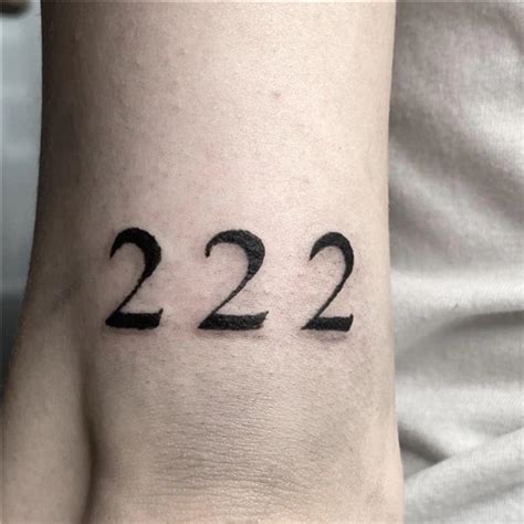 What S The 222 Tattoo Meaning Find Out Here