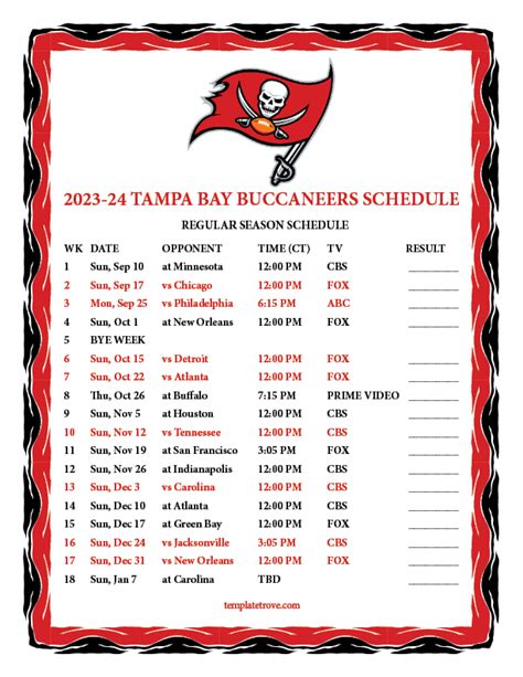 When Is The 2024 Nfl Schedule Released Bucs Schedule 2024