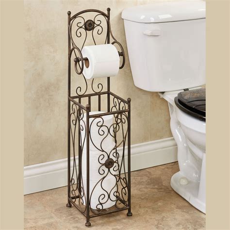 White Bathroom Set Toilet Roll Holder Paper Storage And Towel Rail Bar Rack 2 Piece Www