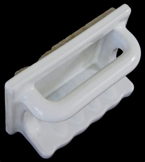 White Ceramic Soap Dish Shower Bathtub 1940S Bathroom Tile