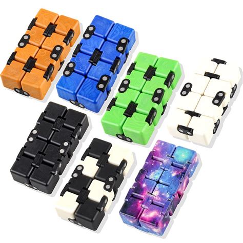 White Infinity Cube Fidget Toys For Stress Relief Infinity Cube Fidget