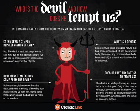 Who Is The Devil And How Does He Tempt Us Catholic Link